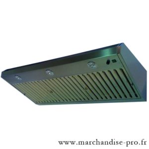 Hotte inox avec moteur