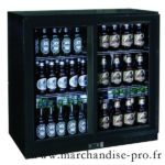Arrière-bar réfrigéré vitré BC 2 PS 2 portes vitrées