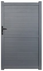 Portillon Moderna aluminium 1m