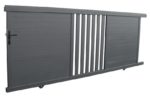Portail Moderna 04 coulissant aluminium 3.08m