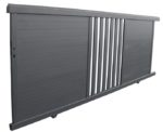 Portail Moderna 04 coulissant aluminium 3.08m