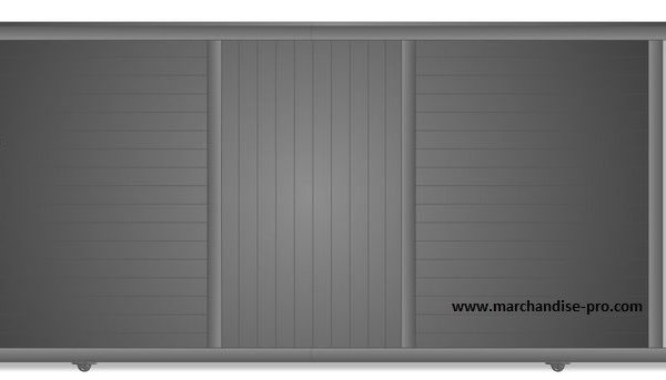 Portail Moderna coulissant aluminium
