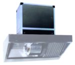 Hotte inox professionnelle sans extraction