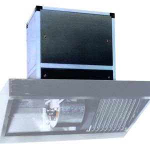 Hotte inox professionnelle sans extraction