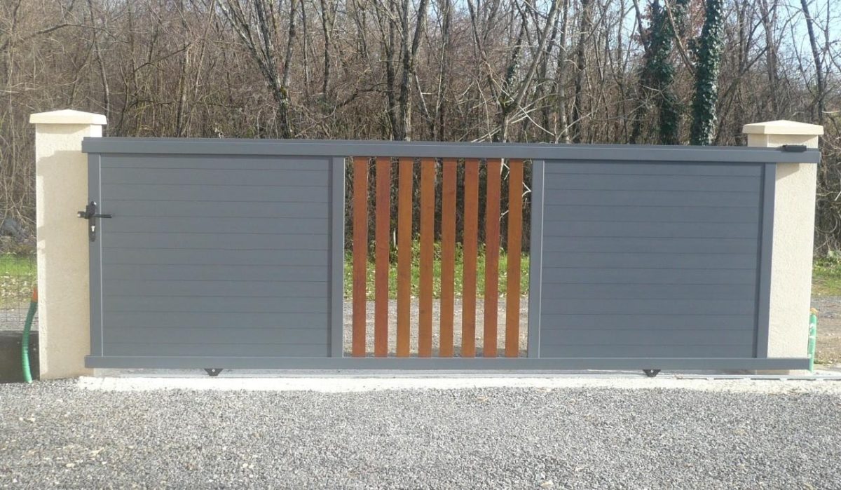 Portail Moderna coulissant aluminium
