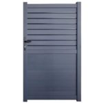 Portillon Moderna aluminium 1m