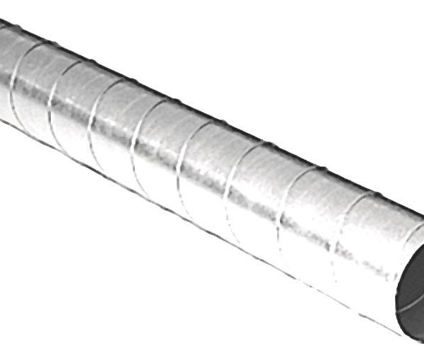 Gaine rigide spirale en acier inoxydable