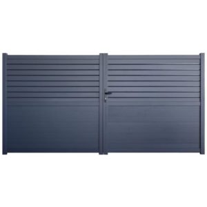 Portail Eclipse aluminium battant 3m