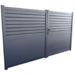 Portail Eclipse aluminium battant 3m