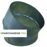 coude galvanisé 45 degrés