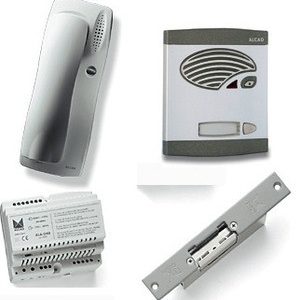 INTERPHONIE ACC/KIT AUDIO 4 FILS AVEC GACHE ENCASTRE