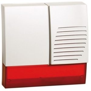 SIRENE EXTERIEURE/FEU FLASH IP54 RADIO LOGISTY S40522F