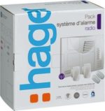 CENTRALE AVEC SIRENE/PACK RADIO 2 TELECOMMANDES 2 RADARS