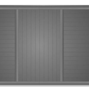 Pack Portail & portilon alu plein