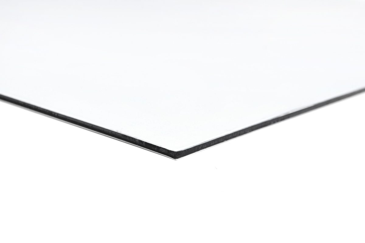 Plaque 4m x 1.5m alu sandwich type Dibond Slim couleurs standard