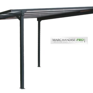 Carport aluminium droit 5000 x 3000 mm