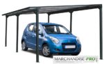 Carport aluminium droit 5000 x 3000 mm