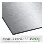 plaque alu brossé sur mesure