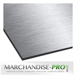 plaque alu brossé sur mesure