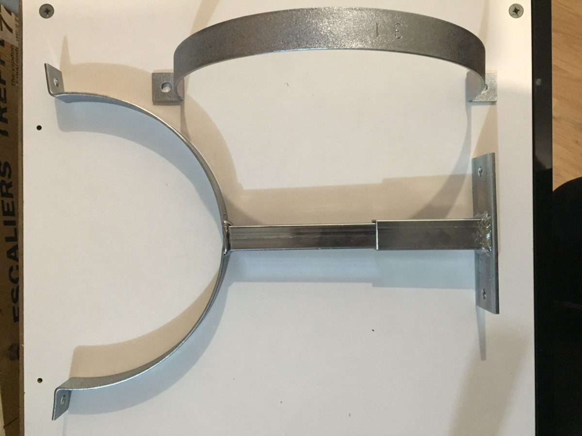 Colliers platine 50x 5 support mural