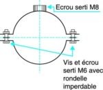 Collier galva anti-vibratile