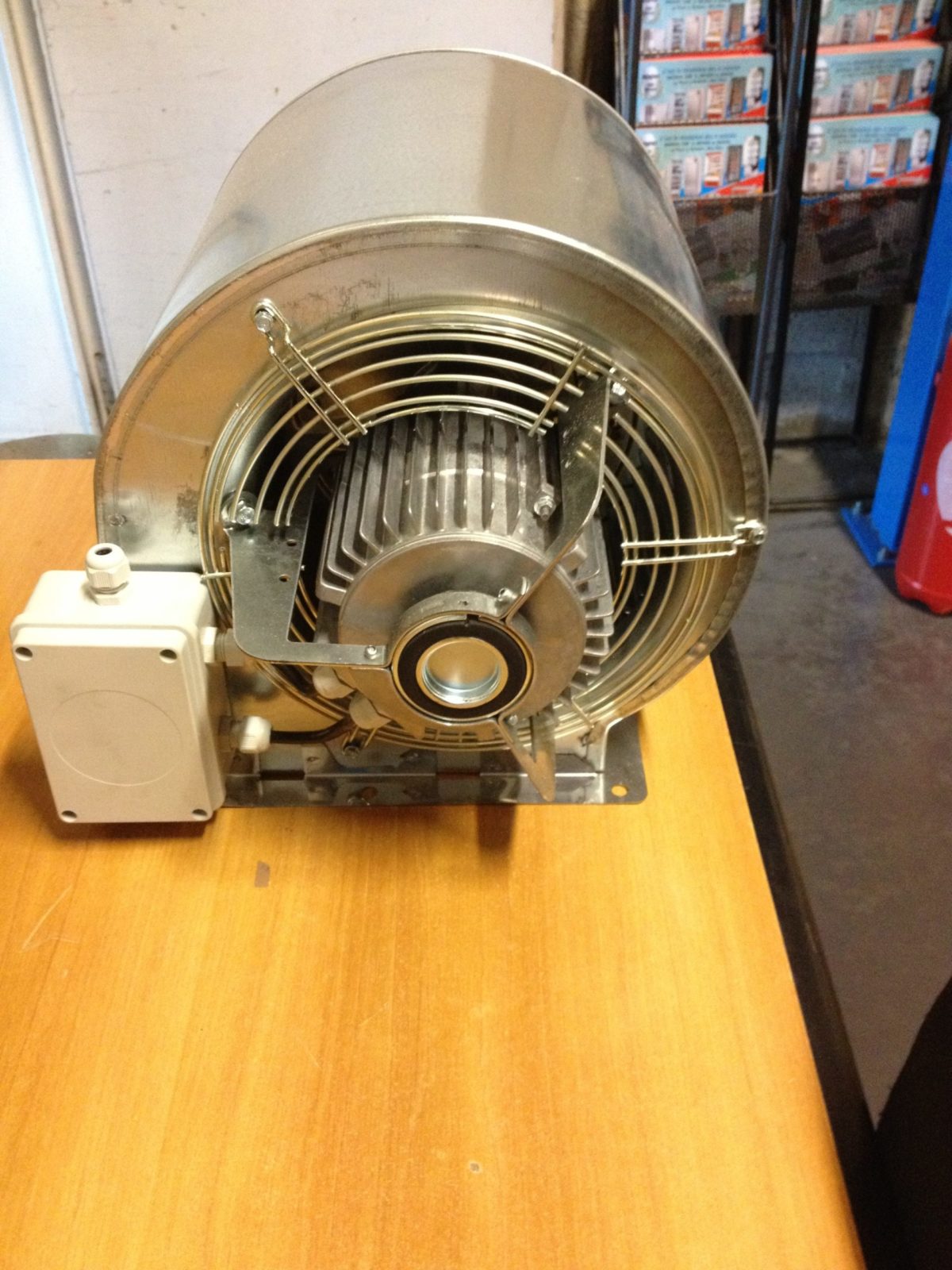 Moteur escargot 7/7 pour hotte ou caisson