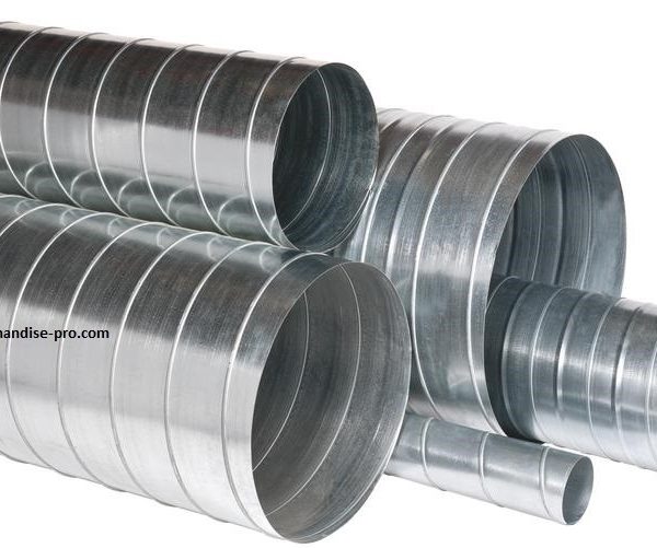 gaine conduit tube circulaire galvanisé