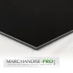 Crédence Noir de cuisine en aluminium