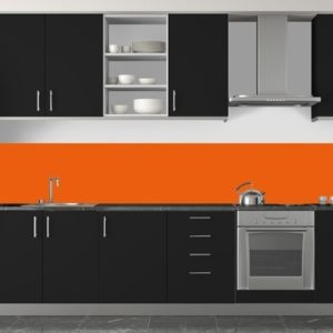 2 crédences orange 3mx0.60m et 80x0.60m