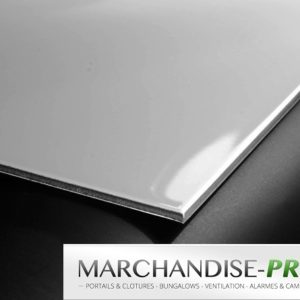 Plaque aluminium blanche 3.39mx72m