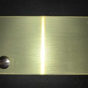 panneau aluminium or brossé 