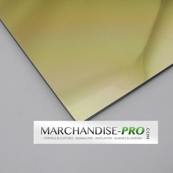 panneau or miroir aluminium 3050x1220