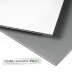 4 plaques aluminium gris clair 3.05m x1.5m x 3mm