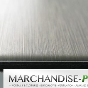 Plaque aluminium brossé 3.05 m x 1.5 m