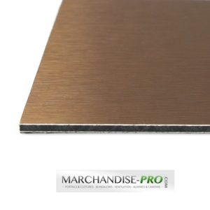 panneaux bronze miroir aluminium 3050x1220