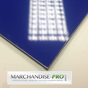 dibond bleu 3.05 m x 1.50 m