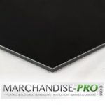 Prestation pose d'un plafond en plaque aluminium noir