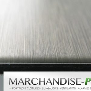 tole aluminium brossé 3mm