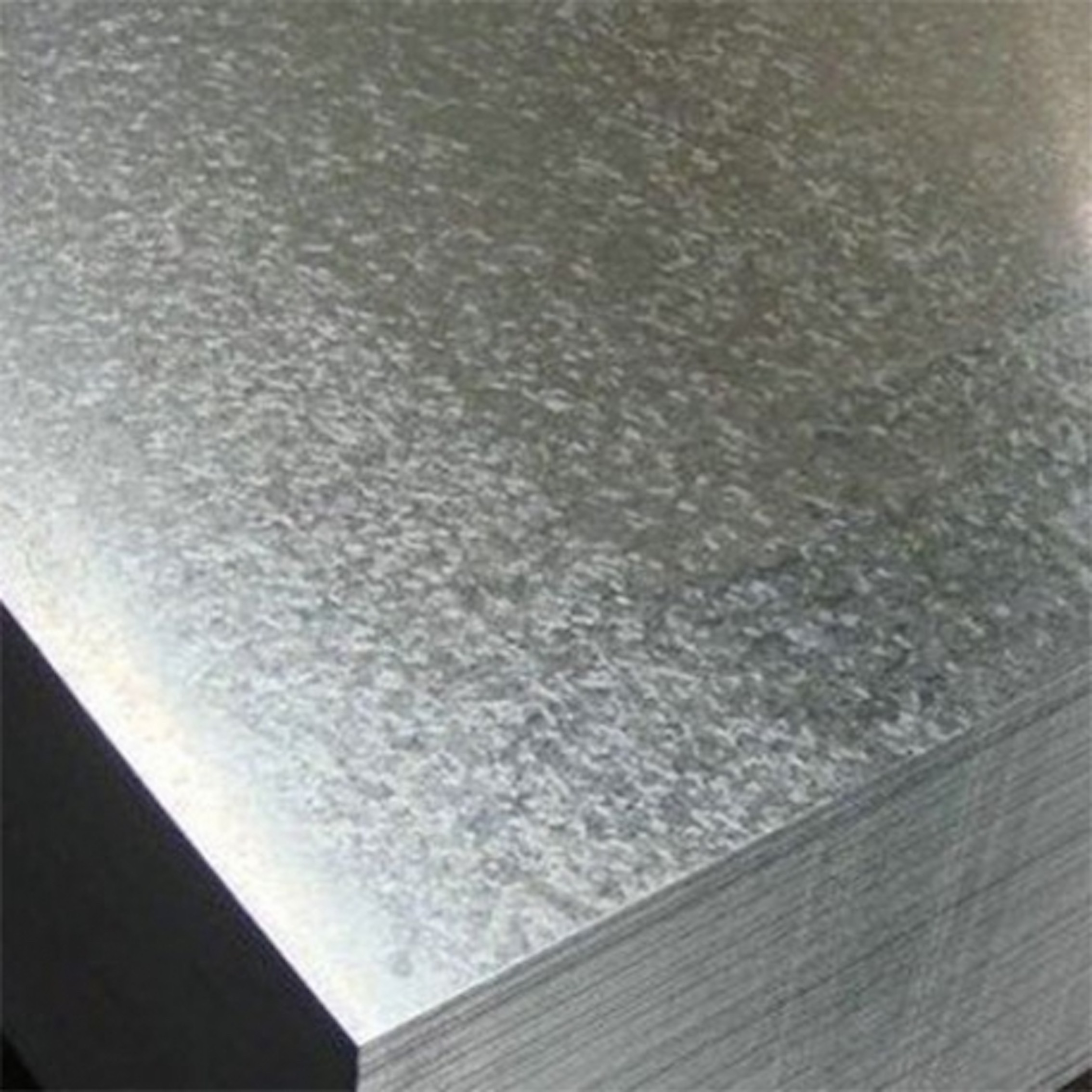 Plaque métallique en aluminium brossé