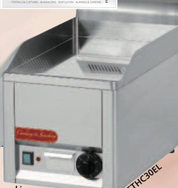 Plaque à snacker Simple 3Kw C-lisse