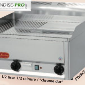 Plaque à snacker Double 4Kw C-Rainuré