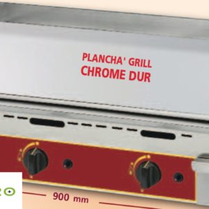 Plancha plaque à snacker CHROME DUR GAZ