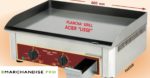 Plancha plaque à snacker acier lisse électrique