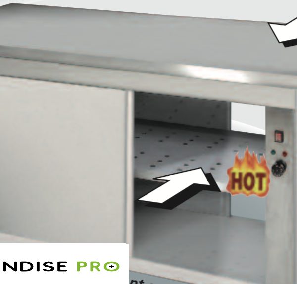 Meuble Placard ”Chauffant” Central traversant 600mm