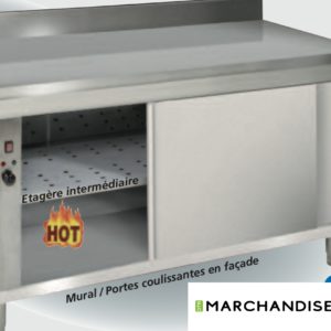 Meuble Placard Chauffant mural 700mm