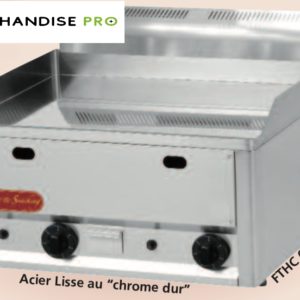 Plaque à snacker Grill en acier rainuré