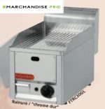 Plaque à snacker Simple en chrome dur