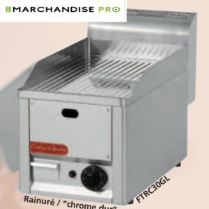 Plaque à snacker Simple en chrome dur