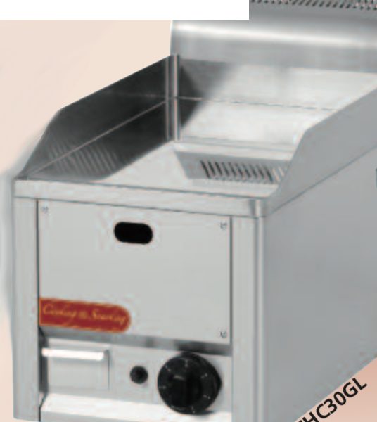 Plaque à snacker Simple en chrome