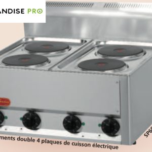 Plan de cuisson 4 plaques
